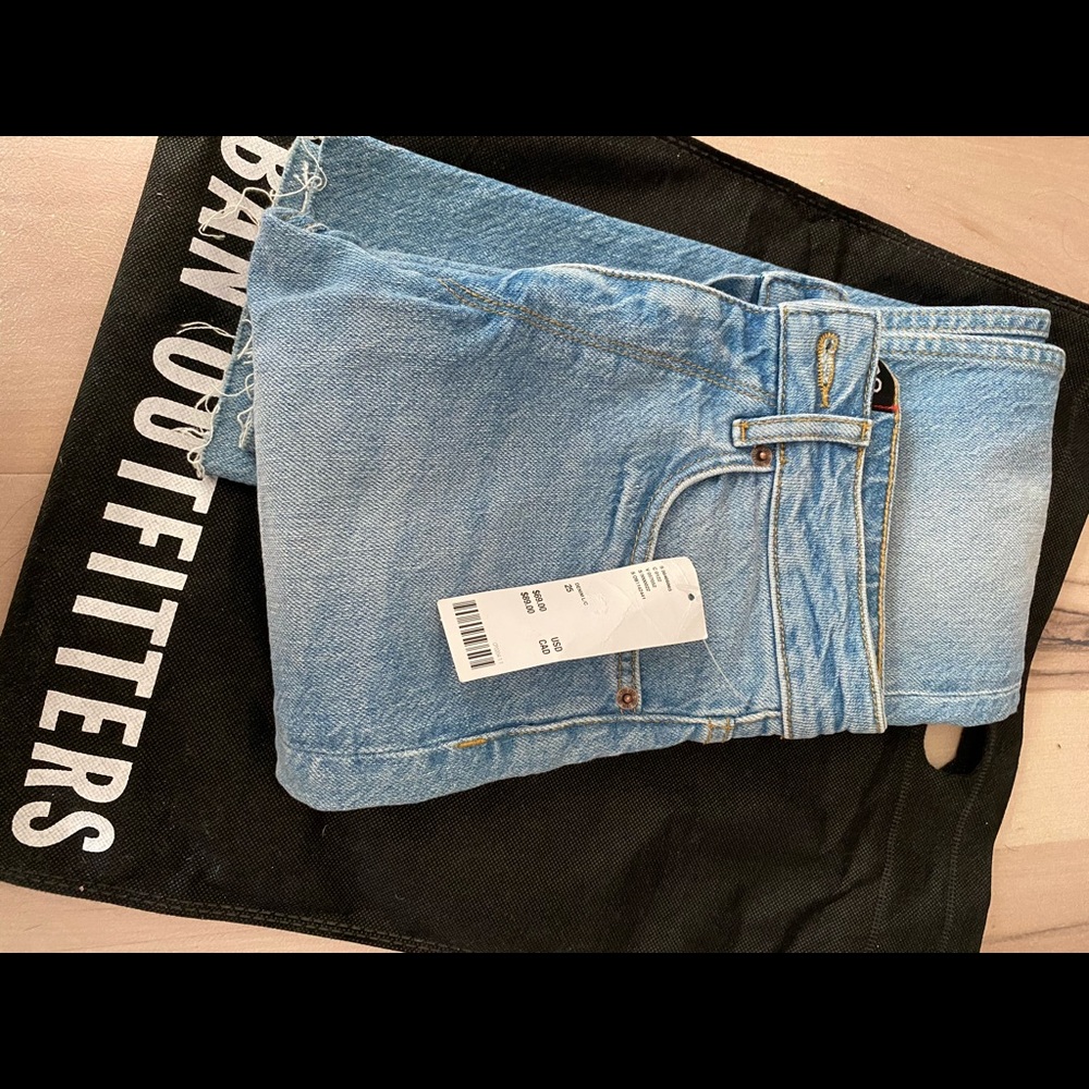 NWT BDG high-waisted skinny jean light wash color